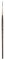 Princeton Series 4750 Neptune Synthetic Squirrel Brush-Short Handle Script Liner Size 1